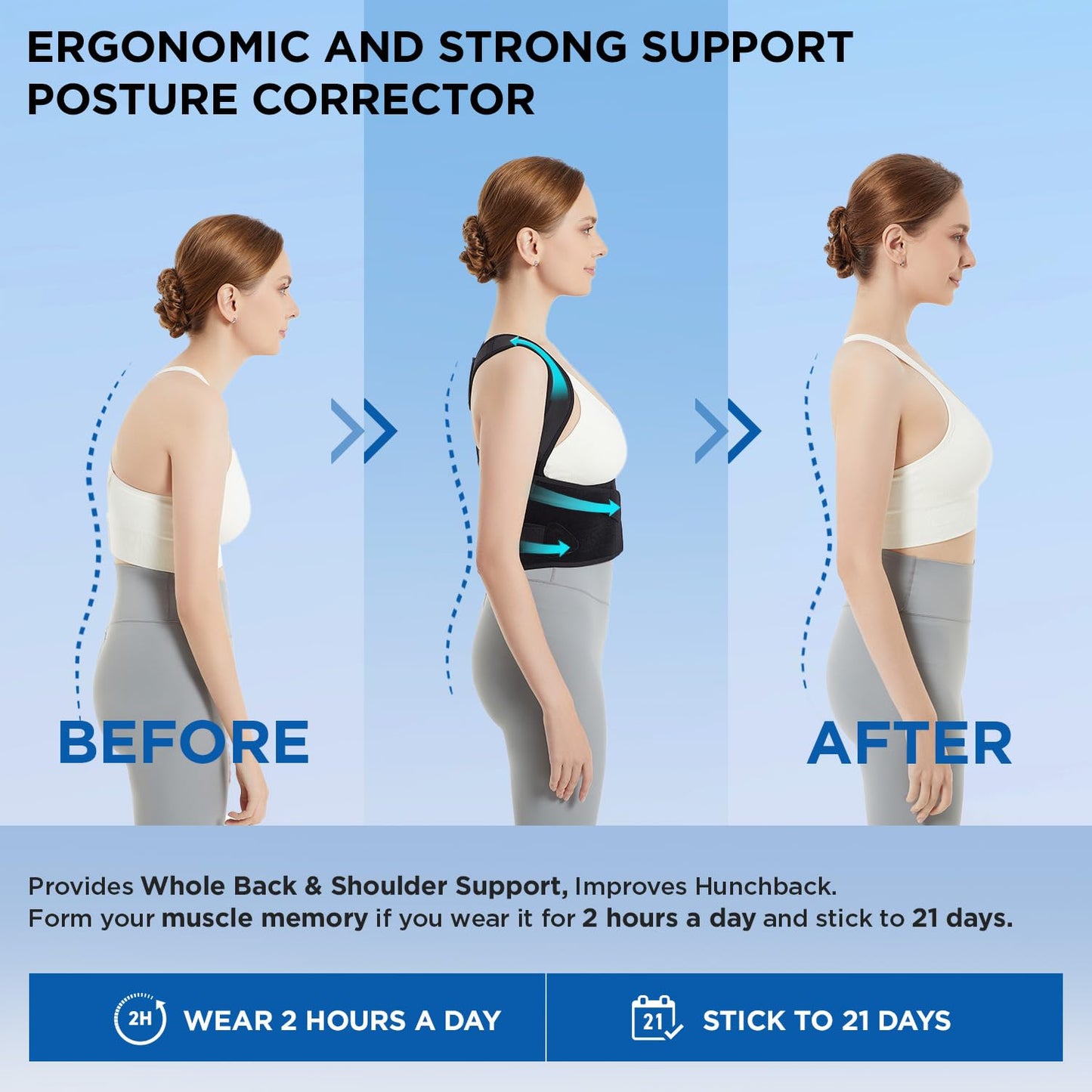 Posture Corrector for Women and Men